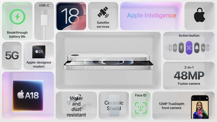 apple iphone 16e 4 - e-basin apple-iphone-16e-4
