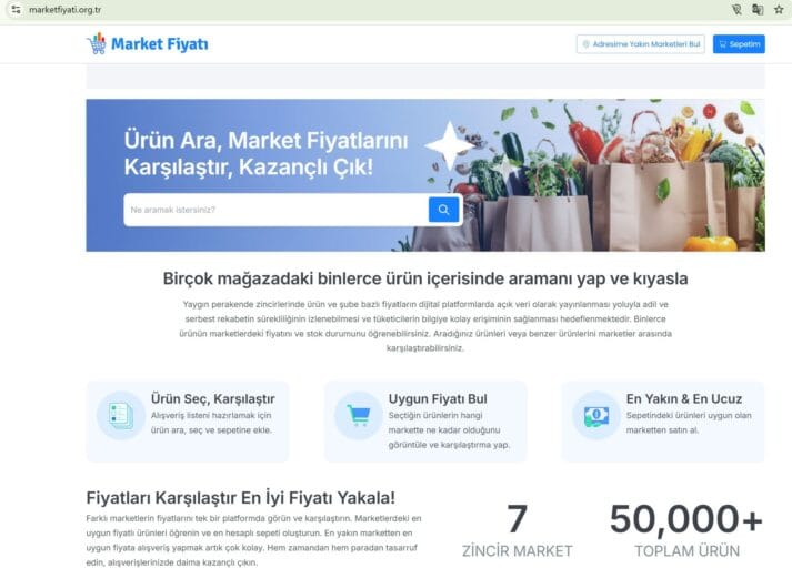 Bakanlıktan Tüketicilere ‘Fiyat Karşılaştırma Sitesi’