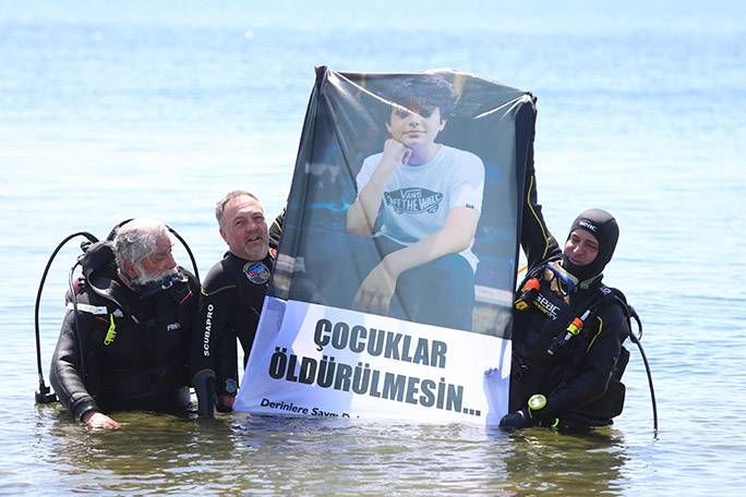 ‘Derinlere Saygı’ Mattia Ahmet Minguzzi ile daldı