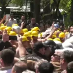 ankara madenciler gozalti Ankara'da madencilere polis müdahalesi: 100 gözaltı!