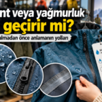 yagmurluk e1790634345811 Mont veya yağmurluğun su geçirip geçirmediği nasıl anlaşılır?