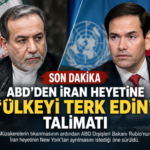 Arakcive Rubio ABD'den İran heyetine diplomatik terbiyesizlik: Ülkeyi terk edin!