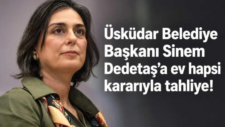 Sinem Dedetas a ev hapsi karari Sinem Dedetaş’a ev hapsi kararı! 90 gün sonra cezaevinden çıktı
