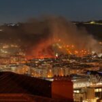 bilbao yaniyor1 Bilbao’da Vito Quiles protestoları şiddetlendi: Araçlar ateşe verildi, 14 kişi gözaltında