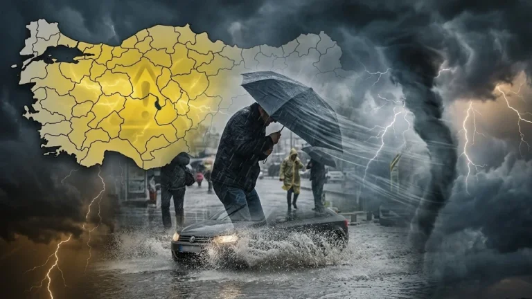 meteorolji uyardi 4 ilde sari kod Meteoroloji’den 4 il için kritik uyarı! Sağanak geliyor, sıcaklık 15 dereceye düşecek